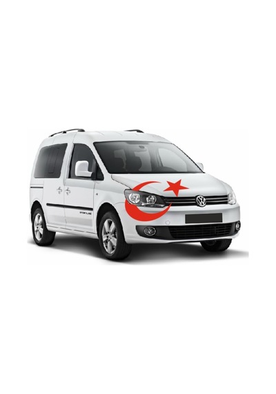 Ay Yıldız Sticker Türk Bayrağı Sticker (394290097)