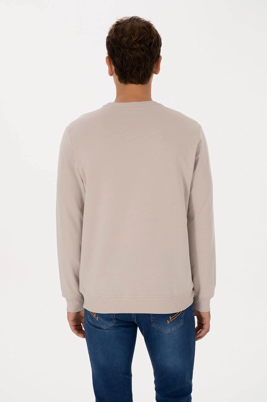U.s. Polo Assn. Jellysk025 Taş Erkek Sweatshirt 2226878 Taş