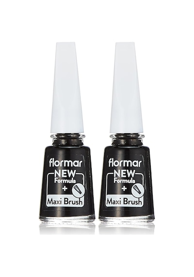 Klasik Parlak Bitişli Yüksek Pigmentli Oje Nail Enamel 313 Black Minimalism New 2 Paketi Diğer