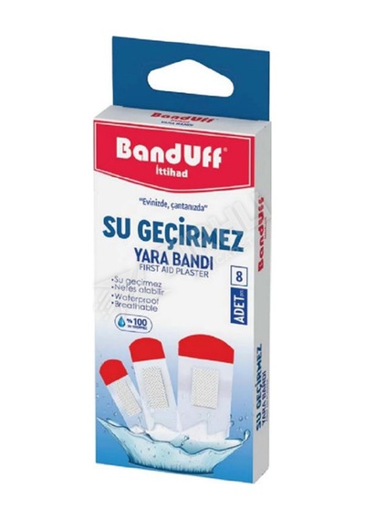 Banduff Yara Bandı Su Geçirmez 8'li