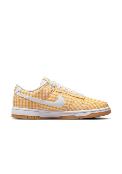 Nike Dunk Low Yellow Gingham Dz2777-700 Kadın Günlük Spor Ayakkabı Sarı