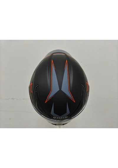Ws-210 Güneş Vizörlü Çene Açılır Kask Siyah Gri Turuncu Şeffaf Vizörlü İtaly Dizany