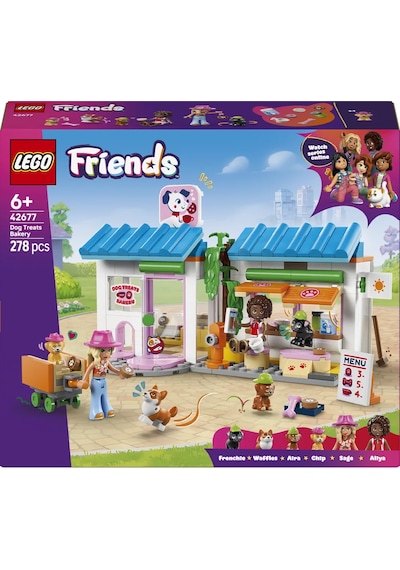 LEGO® Friends Köpek Ödülleri Pastanesi 42677-6 Yaş ve Üzeri Çocuklar için Minifigür İçeren Yaratıcı Oyuncak Yapım Seti (278 Parça)