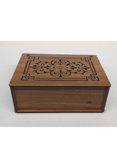 Ahşap Çay Kutusu Tea Box 9 Bölmeli Cvz 72 Adet Bitki Çayı Dahil Çok Renkli