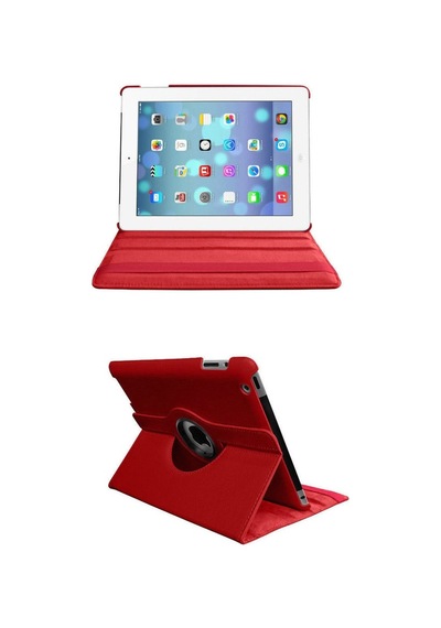 Apple Uyumlu iPad, 2 3 4 9.7 Inç Kılıf 360 Dönen Standlı Deri Kapak 550475499
