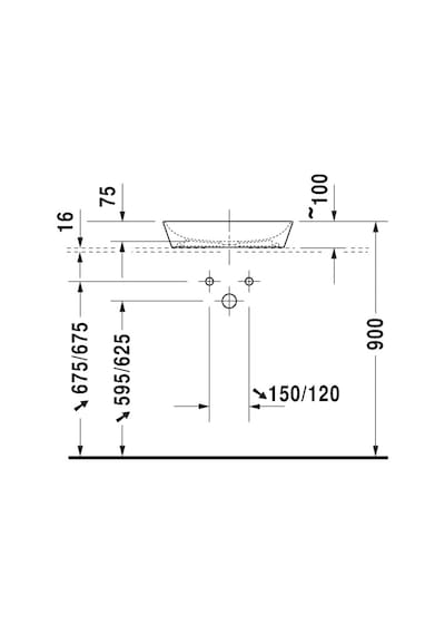 Duravit Cape Cod Canak Lavabo 500 MM 2339500000
