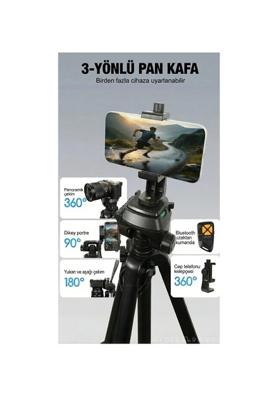 Tr Profesyonel Taşınabilir Telefon Ve Kamera Tripod 360 Derece Dönebilen Telefon Tutucu Ve Bluetooth Kumanda Zomei Diğer Tr Profesyonel Taşınabilir Telefon Ve Kamera Tripod 360 Derece Dönebilen Telefon Tutucu Ve Bluetooth Kumanda Zomei Diğer