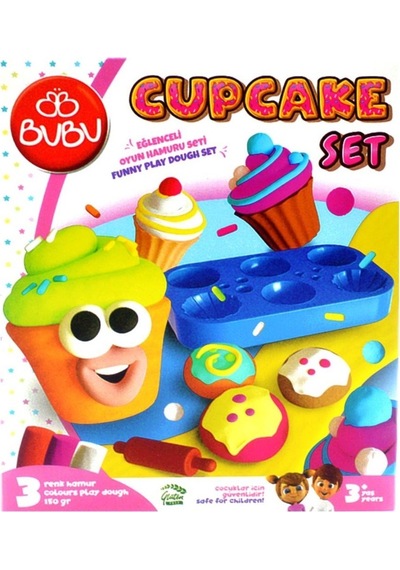 Bubu Cupcake Oyun Hamuru Seti 7 Parça