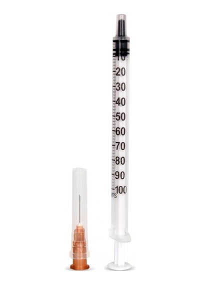 1 Ml 3p 26g 0.45x13 Mm Iğneli Insülin Enjektörü - 500lü