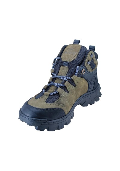 Bulldozer Outdoor Bot Nubuk Deri Haki 250004 Haki