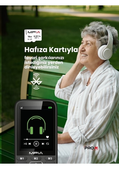 Yerli Üretim Kameralı Türkiyede İlk Sesli Menü Ve Aramalı Büyük Ekran Tuşlu Cep Telefonu 16gb