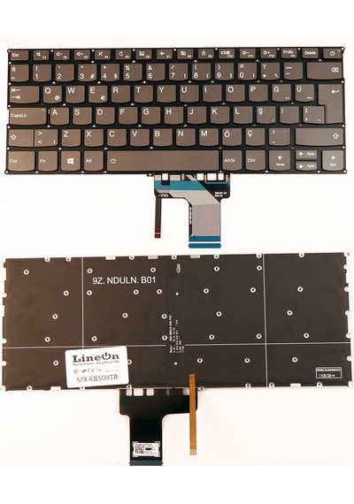 Lenovo Uyumlu 720S-14Ikbr, 720S-13Ikb Notebook Klavye Işıklı