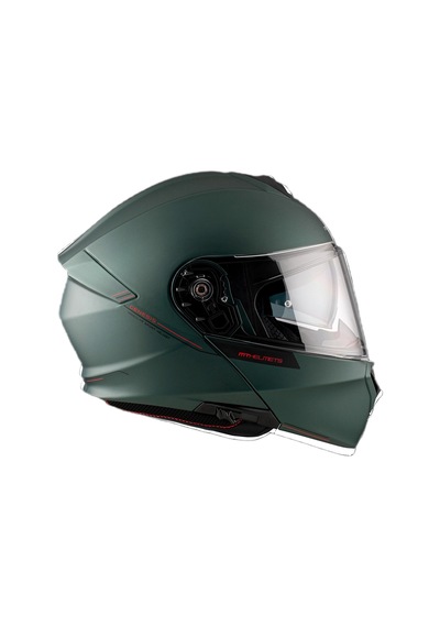 Mt Genesis Sv A2 Çene Açılır Kask Mat Yeşil