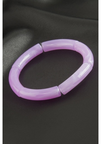 Zr Model Silindir Plastik Bileklik Çok Renkli 12785855