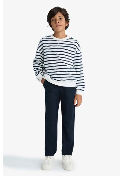 Defacto Erkek Çocuk Düz Paça Gabardin Okul Pantolonu T8850a625aunv253 Lacivert Defacto Erkek Çocuk Düz Paça Gabardin Okul Pantolonu T8850a625aunv253 Lacivert