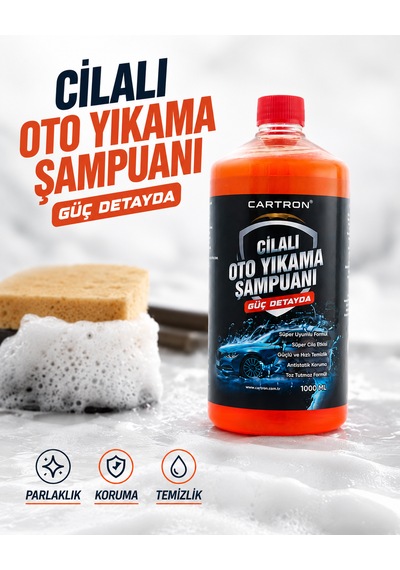 Cartron Cilalı Oto Yıkama Şampuanı 1000ml