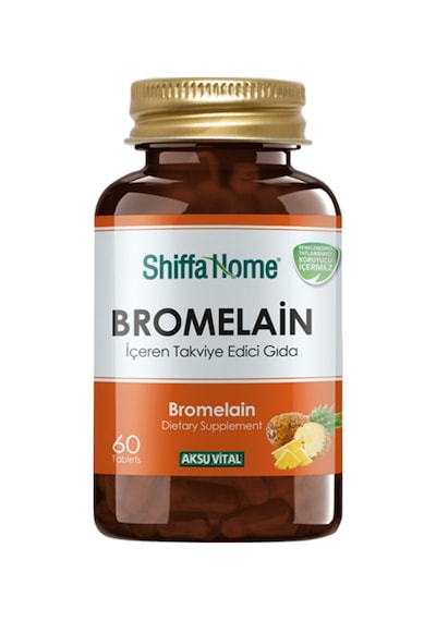Shiffa Home Bromelain Takviye Edici Gıda 60 Tablet