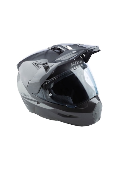 Klim X1 Alpha Carbon Korumalı ADV Motosiklet Kaskı Metalik Gri