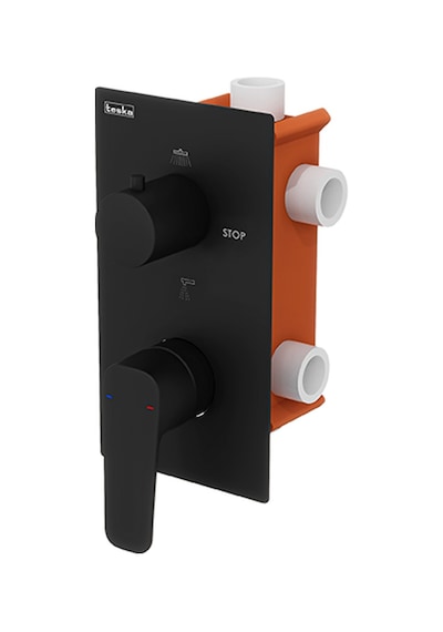 Ciera Pro 2 Yönlü Banyo Panel+batarya Kare-siyah