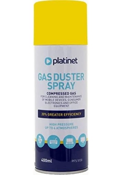 4 X Gas Duster Spray Compressed Gas 400 Ml
