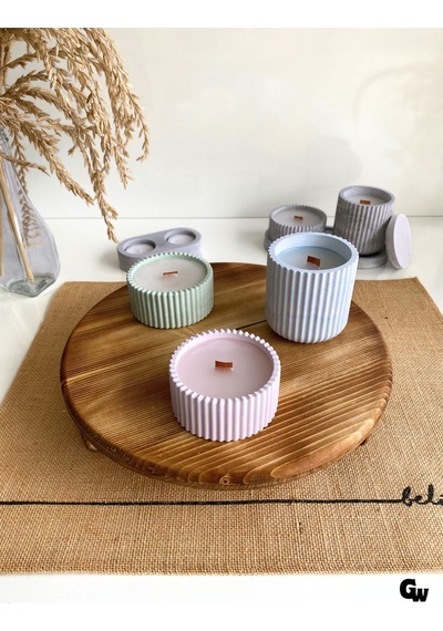Yuvarlak Doğal Ahşap Sunum Tabağı Ayaklı Düz Ahşap Sunumluk Beyaz Çam Çap:28cm Yük:6,5cm