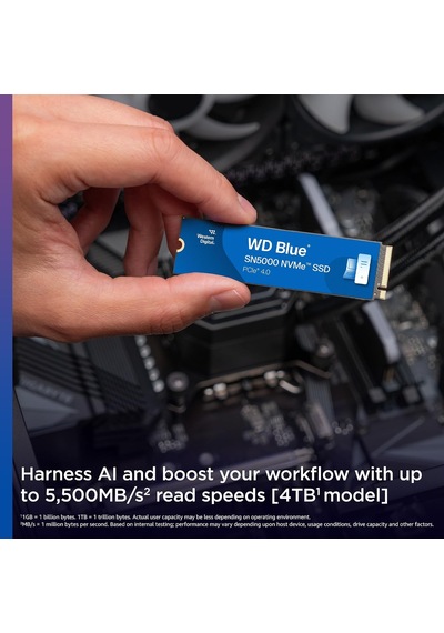 Tr Blue Sn5000 Nvme Ssd M.2 2280 2 Tb 5.000 Mb/sn'ye Kadar Okuma 4.000 Mb/sn'ye Kadar Yazma - Wds200t4b0e