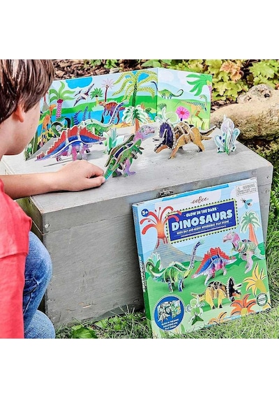Eeboo 3d Glow İn The Dark Oyun Sahnesi - Dino