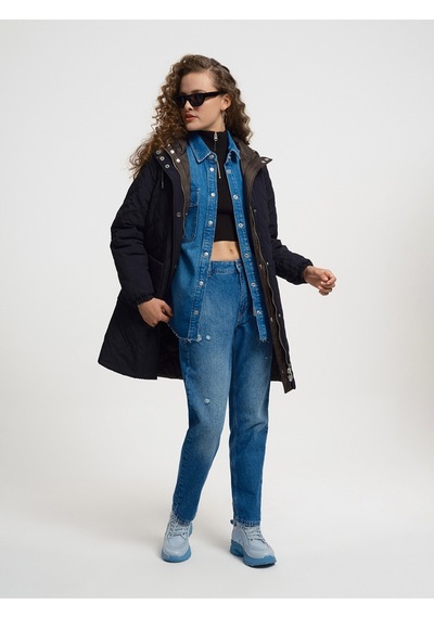 Regular Fit Kadın Mont Haki