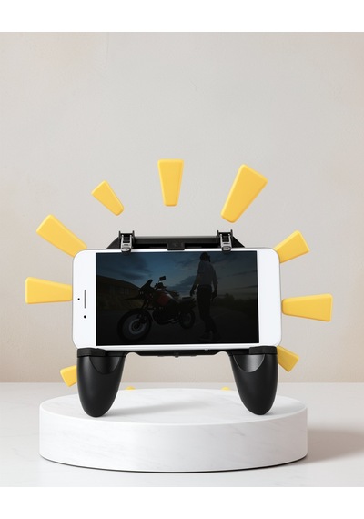 Mobil Oyun Gamepad Tutucu, Joystick Ve Parmak Tetikleyicili