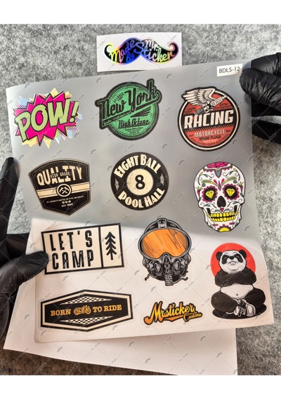 Bdls12 Küçük Boy 10lu Sticker Seti