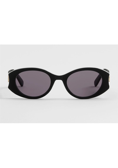 Dior Glow B3ı Cd 40258ı 25a1 01a 51-20-140 Siyah Oval Kadın Güneş Gözlüğü