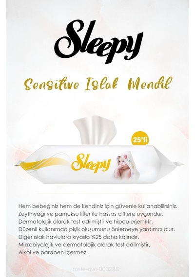 Sleepy Natural Ultra Hassas Hijyenik Ped Gece 18'li + Uzun 20'li + Günlük Ped Uzun 32'li + Islak Mendil 25'li