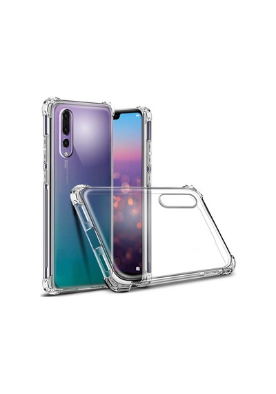 Huawei P20 Pro Kılıf Zore Nitro Anti Shock Silikon Renksiz