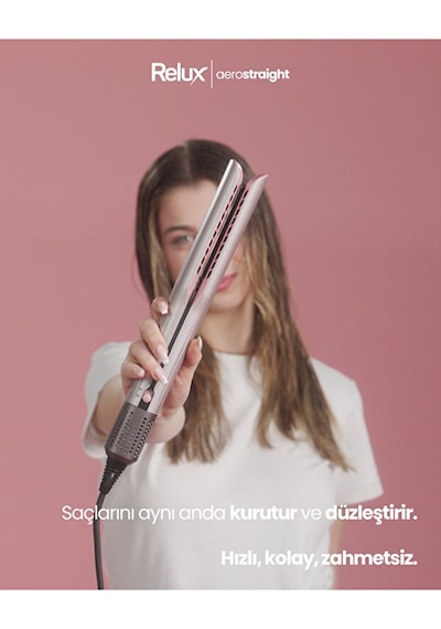 Relux Aerostraight Havalı Saç Düzleştirici Rhs9000p