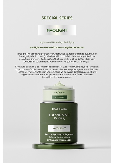 Avolight Liposomal Etkili Avokado Göz Kremi, Peptitli Kırışıklık&morluk Karşıtı, Yoğun Nemlendirici - 803308571