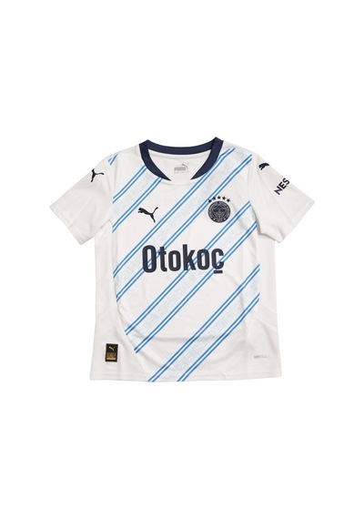 Puma Fsk Away Jersey Replica Jr Çocuk Forma Beyaz 775371-02 Beyaz - Lacivert
