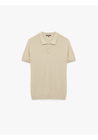 Koton Regular Fit Kısa Kollu Pamuklu Dokulu Düğmeli Polo Yaka Triko Tişört Deve Tüyü 7wam70044ht Taba Koton Regular Fit Kısa Kollu Pamuklu Dokulu Düğmeli Polo Yaka Triko Tişört Deve Tüyü 7wam70044ht Taba