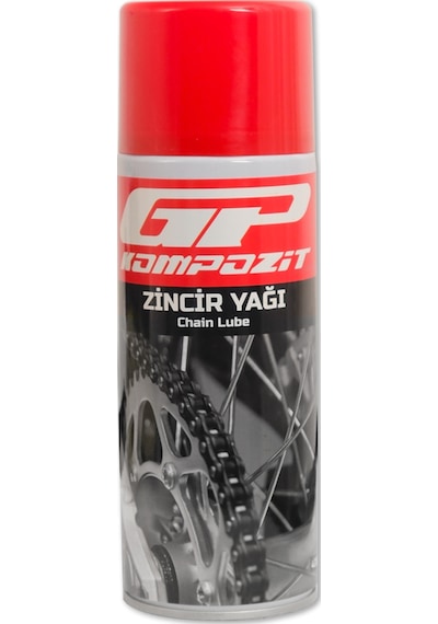 GP Kompozit BKM03 Motosiklet Bakım Seti (3 X Zincir Yağı + Zincir Temizleme Fırçası)