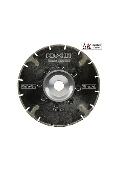 Pro-cut Pr51092 Ecf elektrolize Flanşlı Elmas Testere 115 Mm