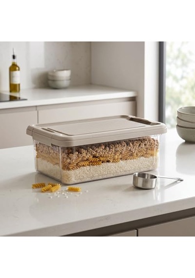 Orret Home Kilitli Saklama Kabı Şeffaf Organizer Pp Plastik Gıda Saklama Kabı Kapaklı Buzdolabı Düzenleyici İstiflenebilir Çok Amaçlı Saklama Kutusu 3 Litre 0