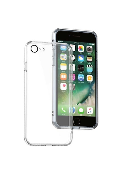 Apple Uyumlu iPhone Se 2020 Kılıf Lens Kamera Korumalı Şeffaf Kapak