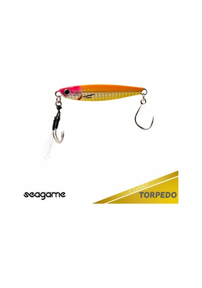 Seagame Torpedo Coast 40g 204 Orange Gold Shıny Pınk Head