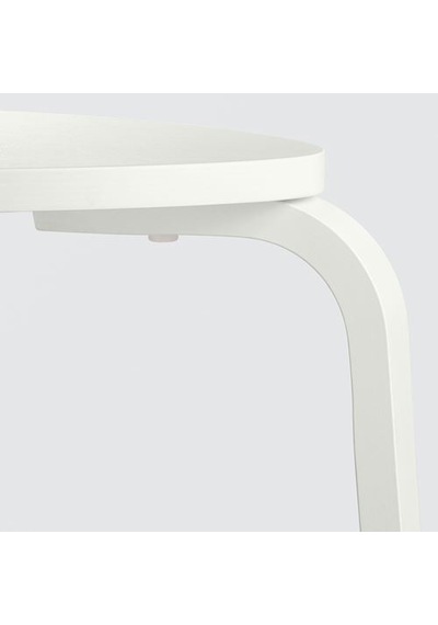 Ikea Kyrre Ahşap Tabure, Kırık Beyaz