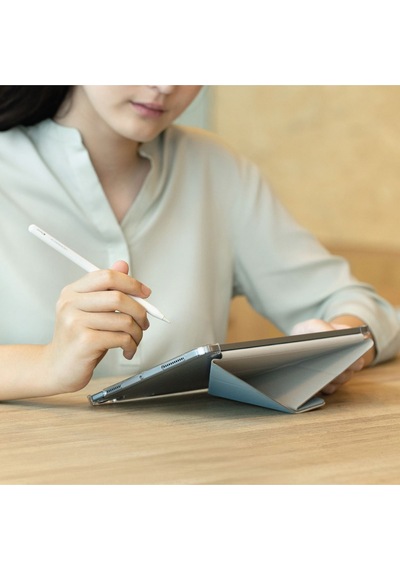 Apple Uyumlu iPad Air 4 / 5. Nesil 10.9" Tablet Kılıfı Camden Serisi Standlı Kalem Bölmeli Koruyucu Kılıf