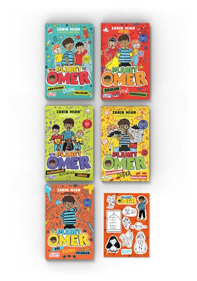 Planet Ömer Set Sticker Hediyeli