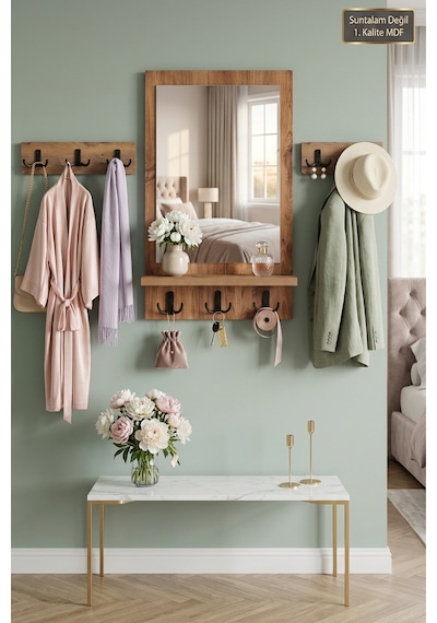 Antik Ahşap Dekoratif 3 Parça Portmanto Aynalı Raflı Askılık Set Oda Duvar Antre Hol Koridor Lavabo Makyaj Raflı Askılı Ayna X-1 Atlantik Çam Antik Ahşap Dekoratif 3 Parça Portmanto Aynalı Raflı Askılık Set Oda Duvar Antre Hol Koridor Lavabo Makyaj Raflı Askılı Ayna X-1 Atlantik Çam