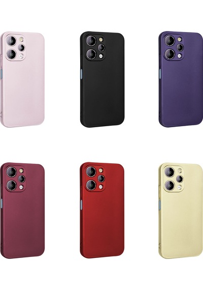 Xiaomi Redmi 12 Kılıf Zore Premier Silikon Kapak Gold