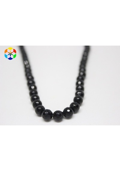 Onix (Oniks) Taşı Faset Kesim Parlak Dizi 6Mm