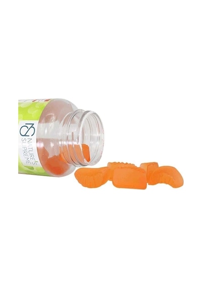 Natures Supreme Gummies Vitamin C 60 Çiğnenebilir Form Portakal