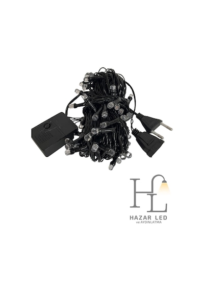 10 Metre 100 Ledli Rgb İp Led Eklemeli Fonksiyonlu Dekoratif Led Işık Yılbaşı Süsü Çam Ağacı Işığı Çok Renkli